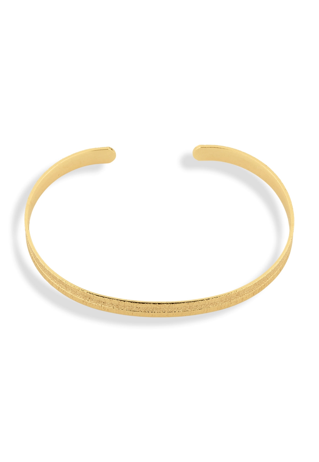 Bracelete Semijoia Fosco Dourado Banhado a Ouro 18k