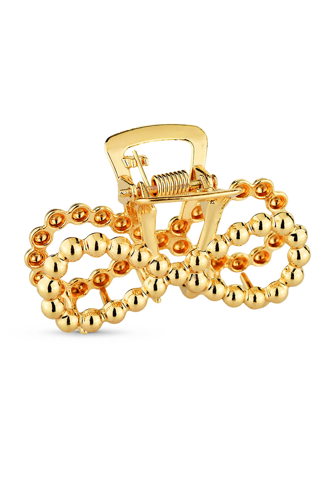 Prendedor De Cabelo Piranha Laço Com Esfera