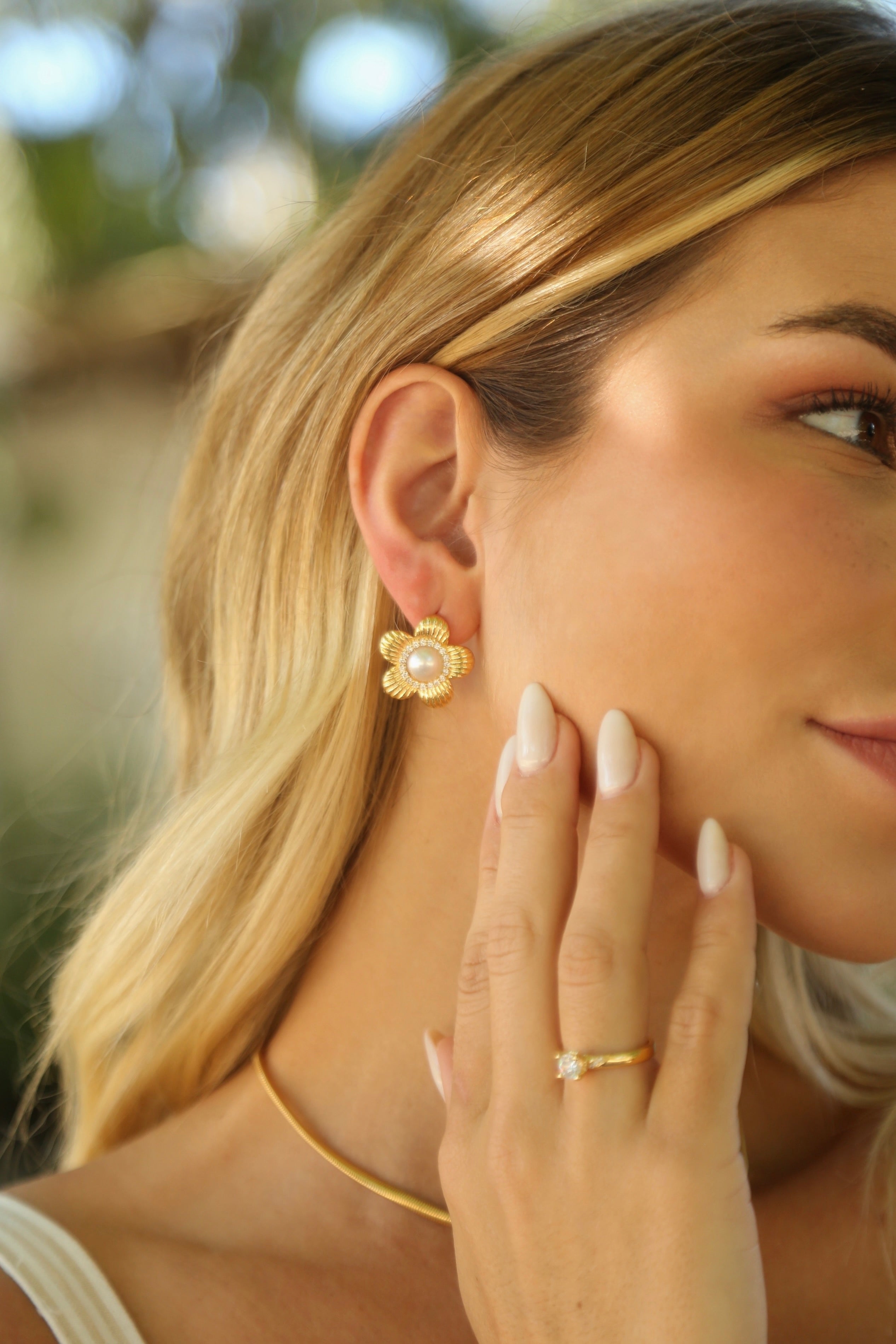 Corrente Semijoia Malha Laminada Alto Brilho 3MM Banhado a Ouro 18k