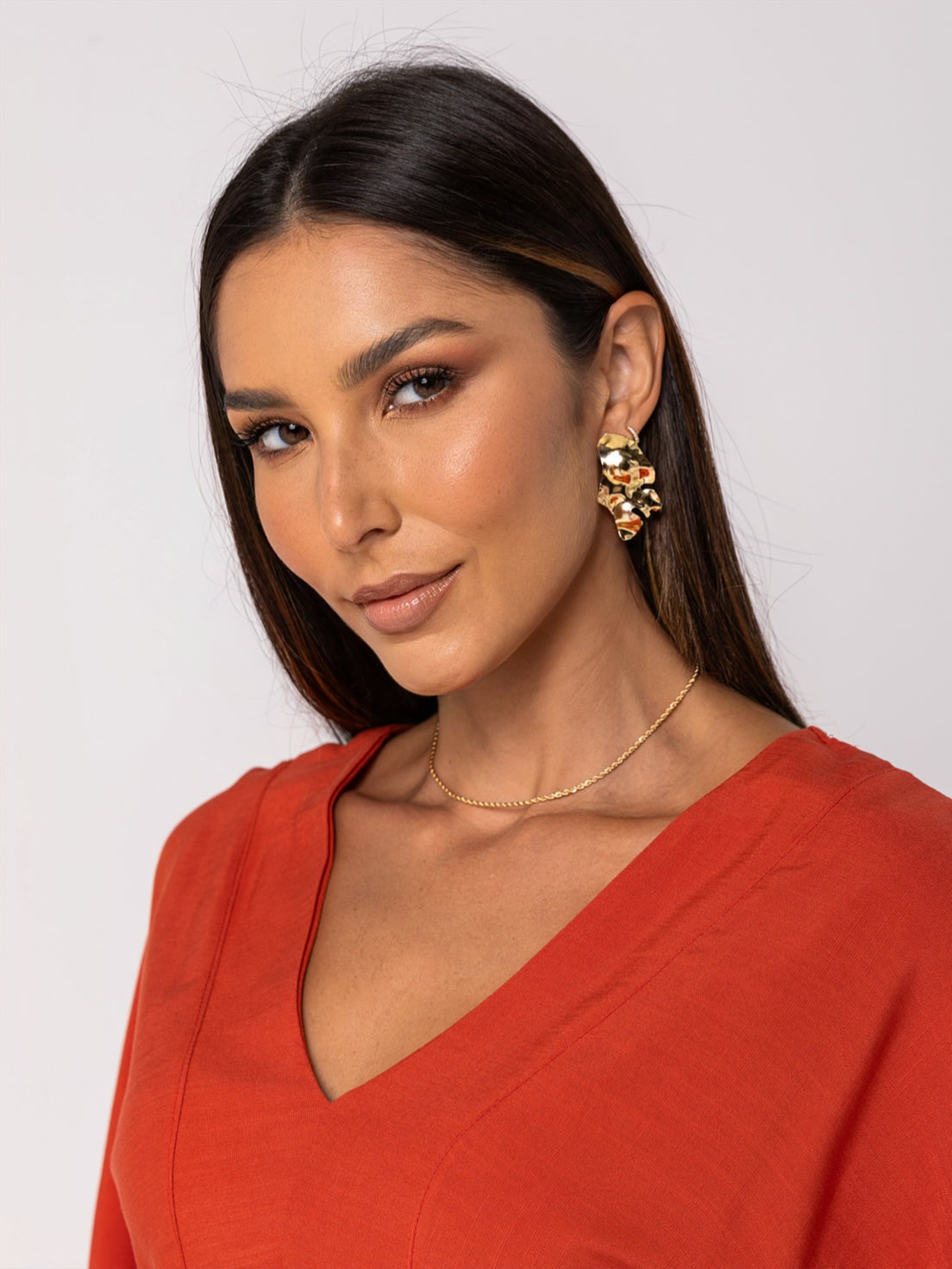 Corrente Semijoia Cordão Baiano Alto Brilho 2MM Banhado a Ouro 18k