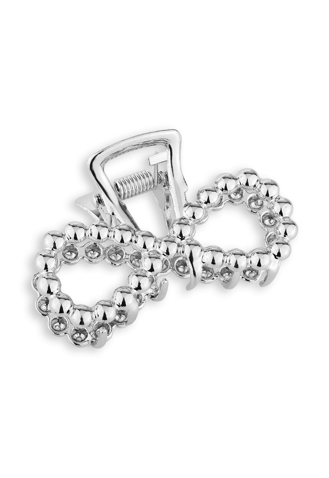 Prendedor De Cabelo Piranha Laço Com Esfera